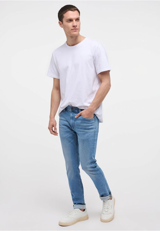 Mustang - MUSTANG OREGON SLIM K MĘSKIE SPODNIE JEANSOWE DENIM BLUE 1013709 5000 413