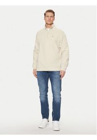 Tommy Jeans Bluza DM0DM20339 Beżowy Regular Fit. Kolor: beżowy. Materiał: bawełna #3