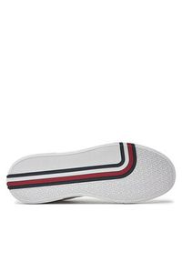 TOMMY HILFIGER - Tommy Hilfiger Sneakersy Modern Cup Knit Rwb FM0FM04942 Biały. Kolor: biały. Materiał: materiał #2