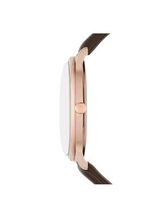 Emporio Armani Zegarek Classics AR11572 Brązowy. Kolor: brązowy. Materiał: skóra