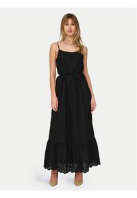 only - ONLY Sukienka letnia Lou 15313166 Czarny Regular Fit. Kolor: czarny. Materiał: bawełna. Sezon: lato #1