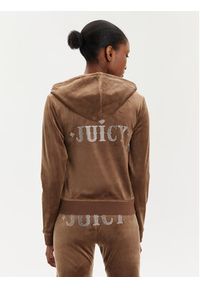 Juicy Couture Bluza Rodeo Robertson JCBAS223822 Brązowy Slim Fit. Kolor: brązowy. Materiał: syntetyk #4