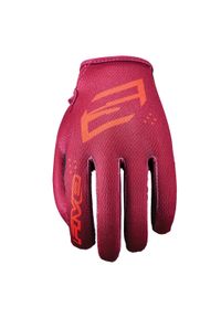 FIVE GLOVES - Rękawiczki XR-RIDE - BURGUNDOWE (bordowe) - M/9. Kolor: czerwony. Materiał: skóra. Sport: kolarstwo #1