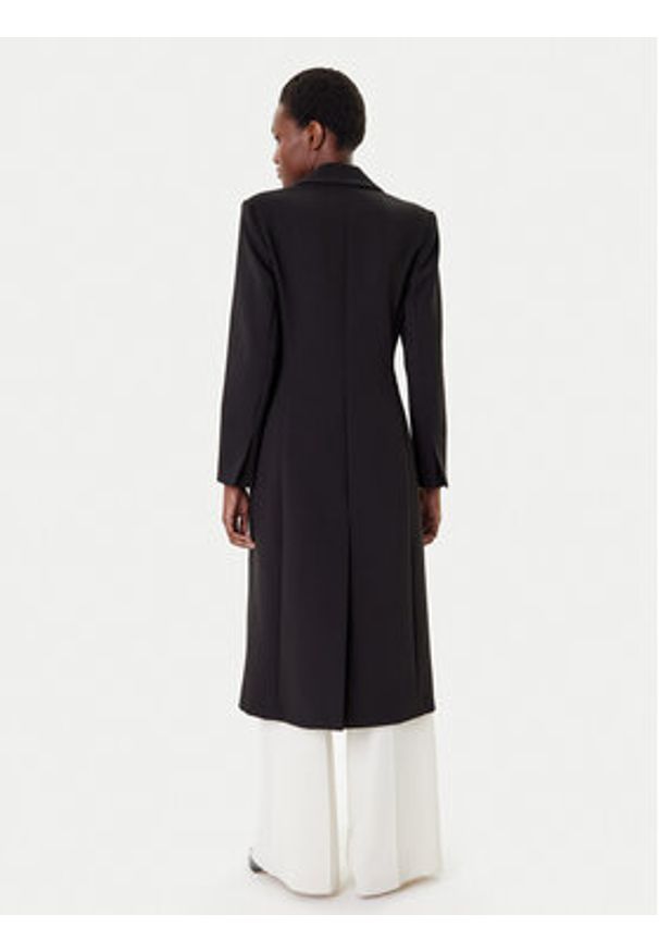 French Connection Płaszcz przejściowy 70ZAA Czarny Regular Fit. Kolor: czarny. Materiał: syntetyk