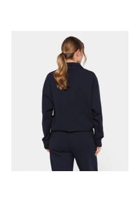 Bluza dresowa Carpatree Club Sport Royal Navy. Typ kołnierza: kołnierzyk stójkowy. Materiał: dresówka