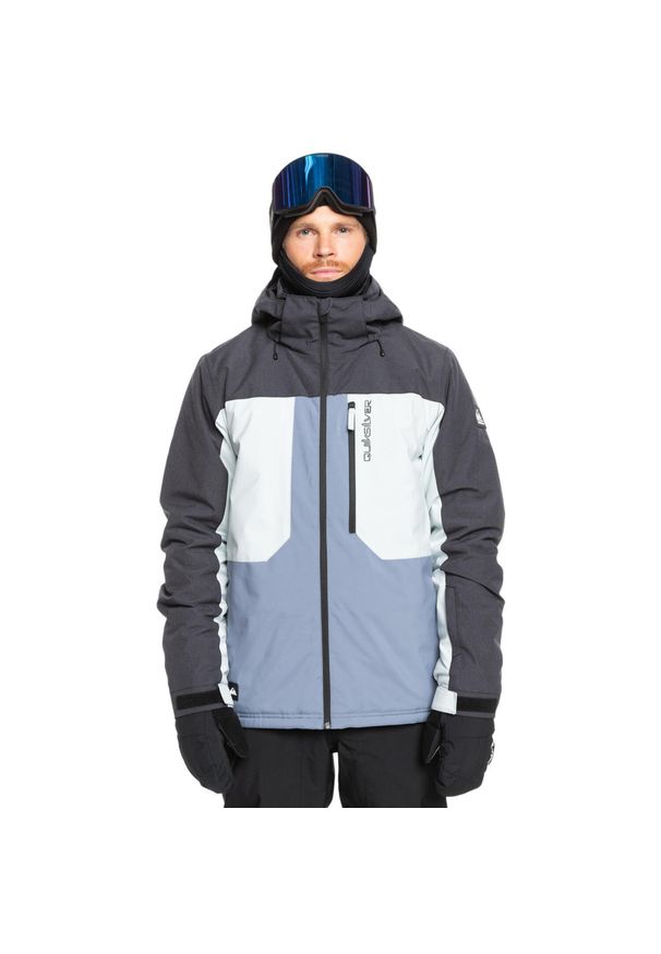 Quiksilver - Kurtka do sportów zimowych dla Mężczyzn DAWSON. Kolor: szary. Materiał: poliester, materiał. Sezon: zima. Sport: narciarstwo