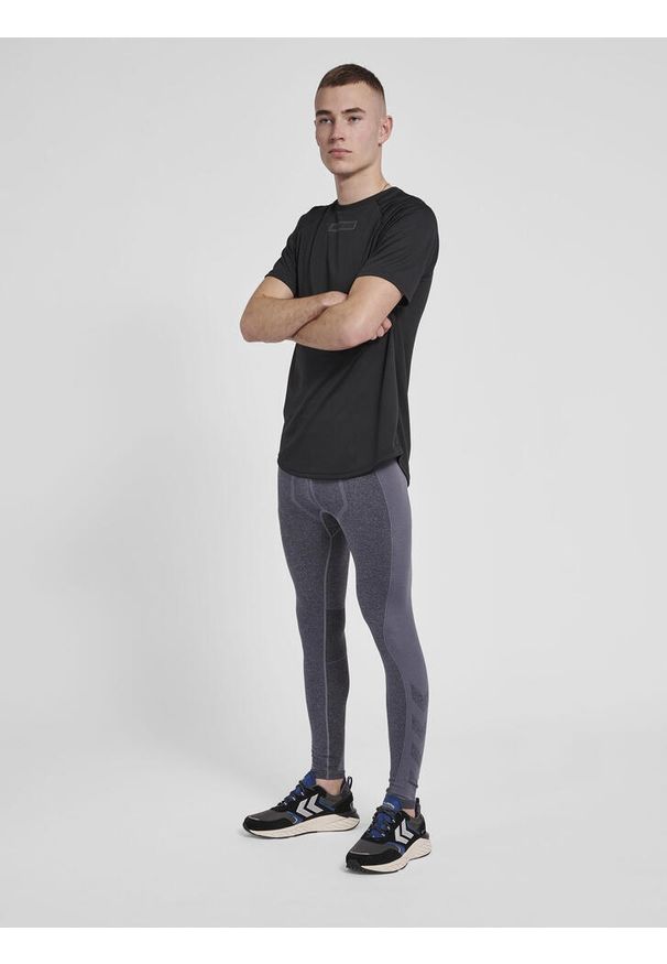 Legginsy damskie Hummel MT Justin. Kolor: czarny. Materiał: materiał