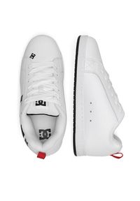 DC Shoes Sneakersy COURT GRAFFIK SQ ADYS100442-WLK Biały. Kolor: biały. Materiał: skóra #6