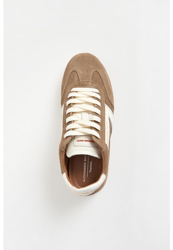 Alexander Smith - Sneakersy męskie skórzane Thames ALEXANDER SMITH. Materiał: skóra