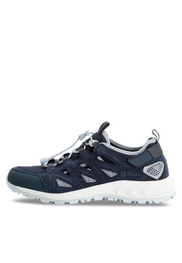 Jack Wolfskin Trekkingi Woodland 2 Hybrid Low 4051351 Szary. Kolor: szary. Materiał: zamsz, skóra
