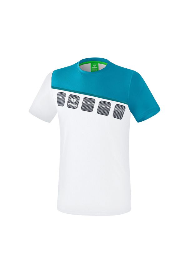ERIMA - Koszulka dziecięca Erima 5-C. Kolor: niebieski, biały, wielokolorowy. Sport: bieganie