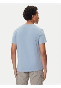 G-Star RAW - G-Star Raw T-Shirt Base-S D16411-336 Błękitny Regular Fit. Kolor: niebieski. Materiał: bawełna #3