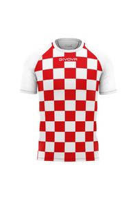 Koszulka sportowa Givova Dama biało-czerwona M. Kolor: czerwony. Sport: fitness, piłka nożna #1
