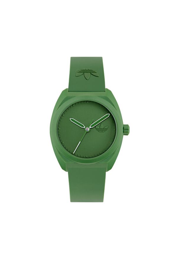 adidas Originals Zegarek Project Three AOST24053 Zielony. Kolor: zielony