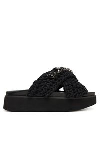 Inuikii Klapki Woven Stones Platform 1004.005.0043 Czarny. Kolor: czarny. Materiał: materiał. Obcas: na platformie #1