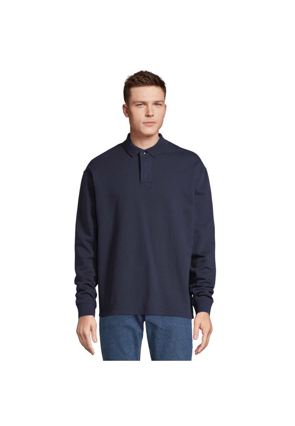 SOL'S - Bluza Polo Dla Dorosłych Unisex Heritage Neck. Okazja: na co dzień. Typ kołnierza: polo. Kolor: niebieski. Styl: casual