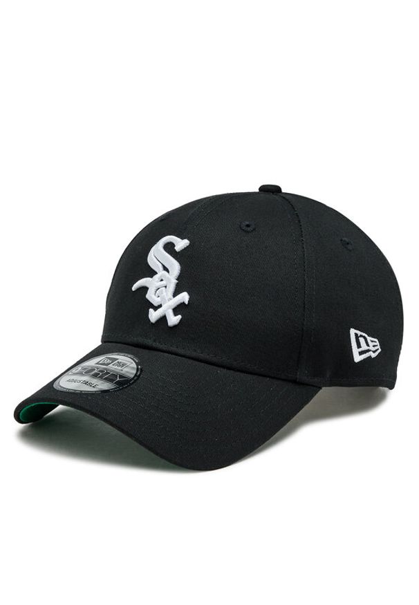 New Era Czapka Team Side Patch 940 White Sox 60364393 Czarny. Kolor: czarny. Materiał: bawełna, materiał