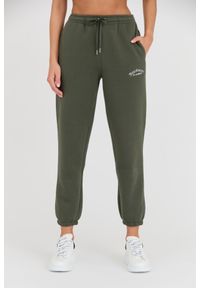 Juicy Couture - JUICY COUTURE Zielone damskie spodnie dresowe Recycled Wendy Jogger, Rozmiar XXS. Kolor: zielony. Materiał: dresówka