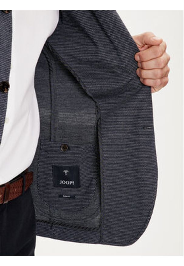 JOOP! Marynarka 17 JB-100Hiro-J6 30042858 Niebieski Slim Fit. Kolor: niebieski. Materiał: syntetyk, bawełna