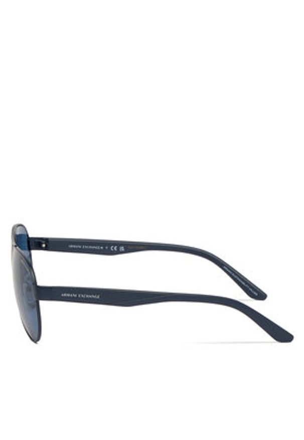 Armani Exchange Okulary przeciwsłoneczne 0AX2034S 609980 Granatowy. Kolor: niebieski