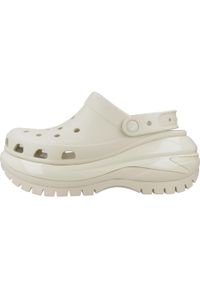 Tenisówki Crocs Model Classic Mega Crush Clog Kolor Biały. Kolor: wielokolorowy, beżowy, brązowy. Materiał: materiał, syntetyk
