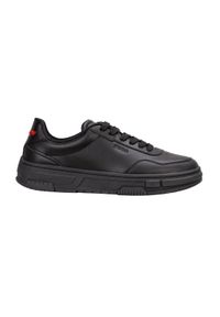 Hugo - HUGO Sneakersy Yarrow 50548507 Czarny. Kolor: czarny. Materiał: skóra