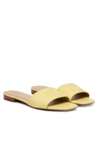 Lauren Ralph Lauren - LAUREN RALPH LAUREN Klapki 802959143012 Żółty. Kolor: żółty. Materiał: skóra #3