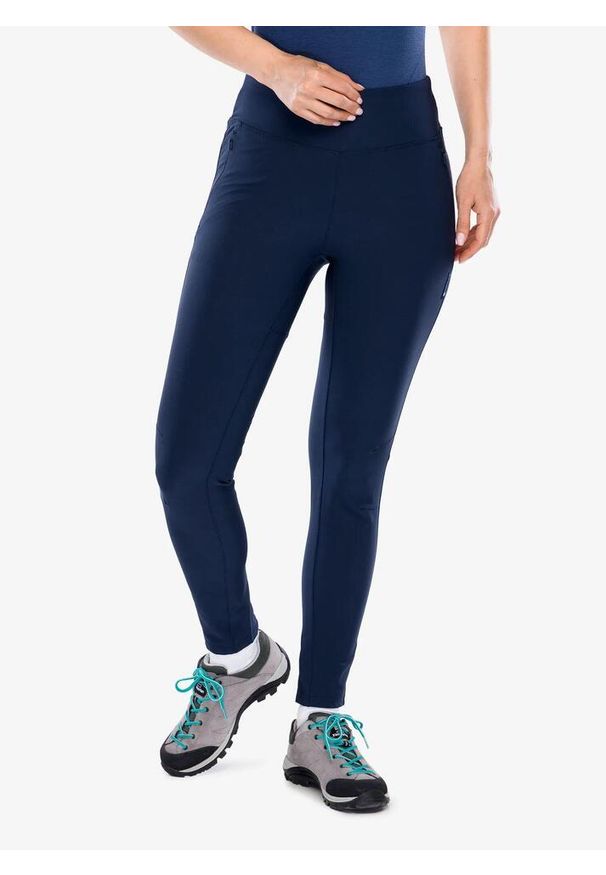 Legginsy damskie Montane Ineo Pants. Kolor: niebieski. Sport: turystyka piesza