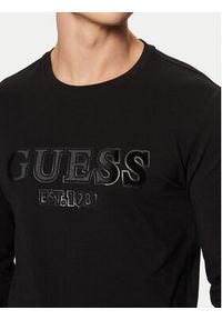 Guess Longsleeve M5RI13 J1314 Czarny Slim Fit. Kolor: czarny. Materiał: bawełna. Długość rękawa: długi rękaw #3