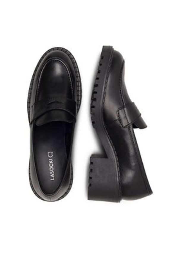 Lasocki Loafersy RONA WB-RONA-01 Czarny. Kolor: czarny. Materiał: skóra
