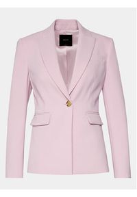 Pinko Marynarka 100180 A14I Różowy Regular Fit. Kolor: różowy. Materiał: syntetyk #3