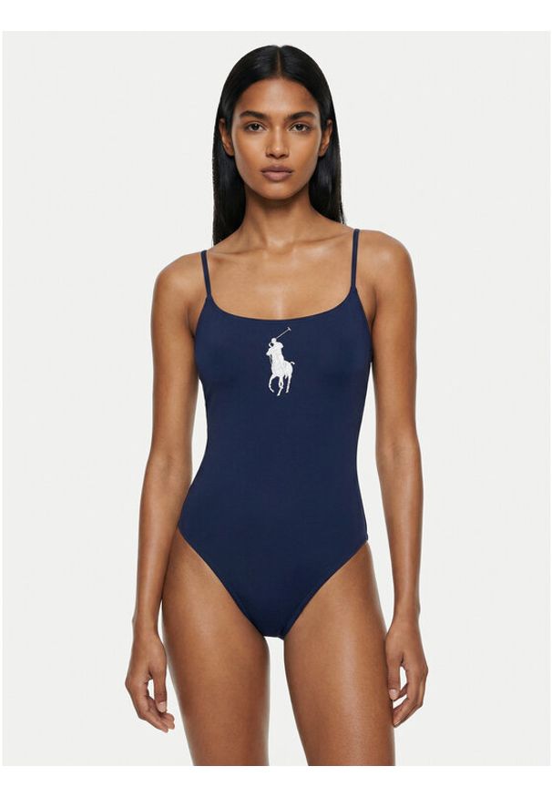 Polo Ralph Lauren Strój kąpielowy 21654304 Granatowy. Kolor: niebieski. Materiał: syntetyk