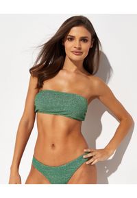 BEACH RIOT CALIFORNIA - Top od bikini Kelsey. Kolor: zielony. Materiał: materiał
