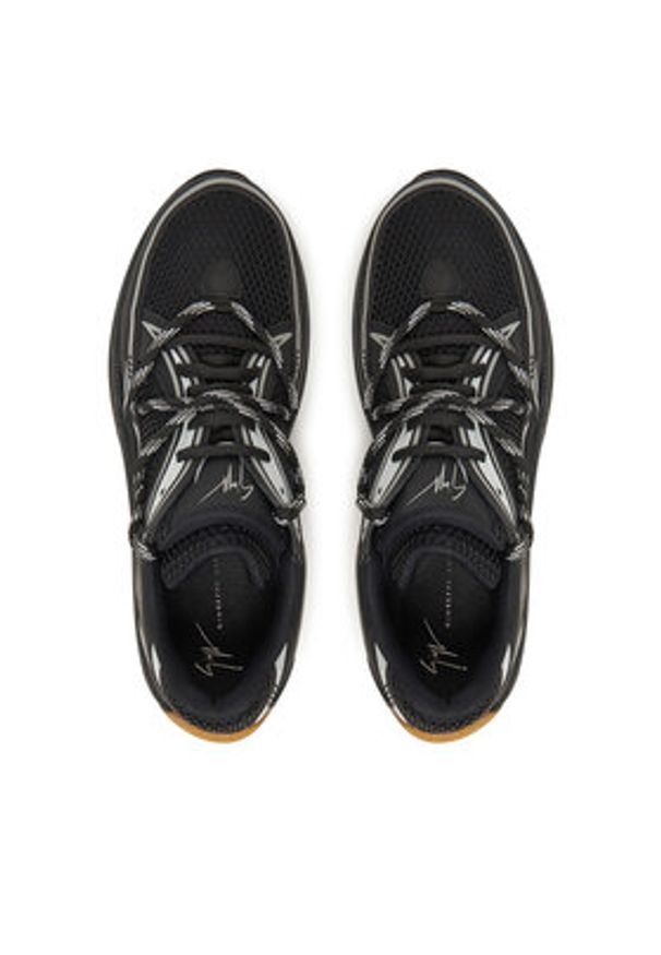 Giuseppe Zanotti - GIUSEPPE ZANOTTI Sneakersy RM50008 Czarny. Kolor: czarny. Materiał: materiał
