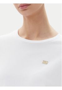 EA7 Emporio Armani T-Shirt 7W000028 AF10373 U0002 Biały Loose Fit. Kolor: biały. Materiał: bawełna