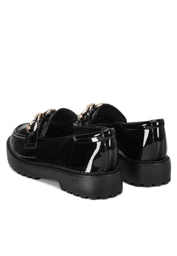 DeeZee Loafersy WS5621-18 Czarny. Kolor: czarny. Materiał: syntetyk