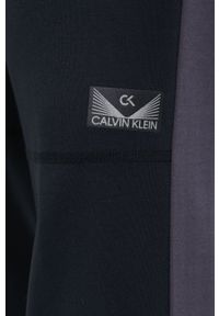 Calvin Klein Performance Spodnie męskie kolor czarny z nadrukiem. Kolor: czarny. Materiał: dzianina. Wzór: nadruk #3
