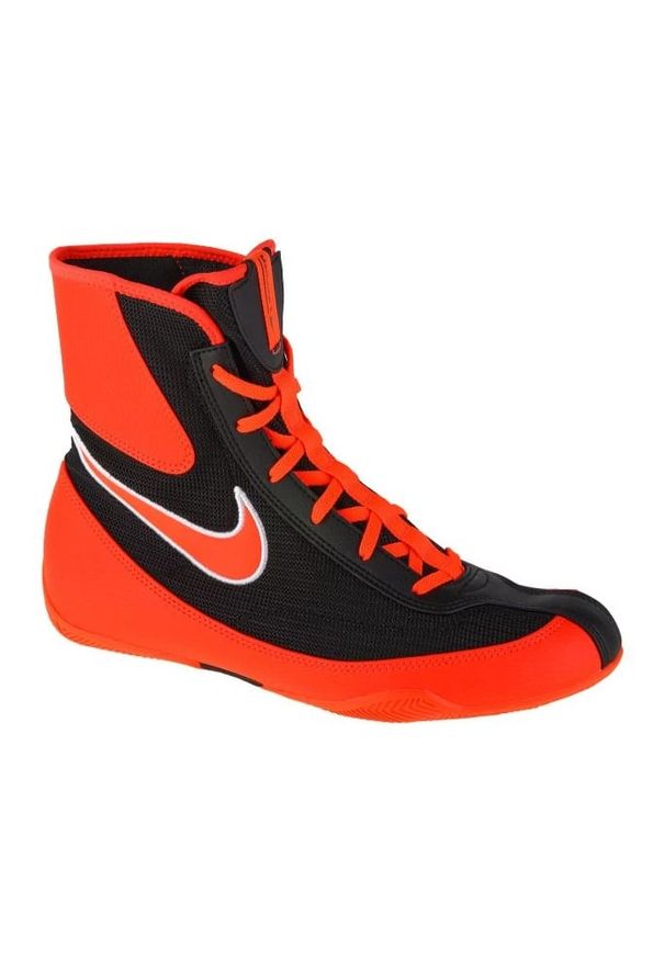 Buty Nike Machomai 2 321819-002 czerwone. Kolor: czerwony. Materiał: poliester, materiał, skóra, syntetyk