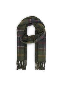 Barbour Szalik Dramside Reversible USC0401TN11 Zielony. Kolor: zielony. Materiał: wełna, materiał