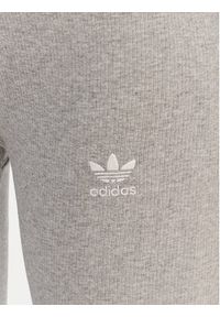 Adidas - adidas Legginsy Essentials IY9674 Szary Flared Leg. Kolor: szary. Materiał: wiskoza, bawełna #4