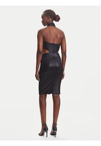 Fracomina Sukienka koktajlowa FQ25SD1001W798T4 Czarny Slim Fit. Kolor: czarny. Materiał: syntetyk. Styl: wizytowy #5