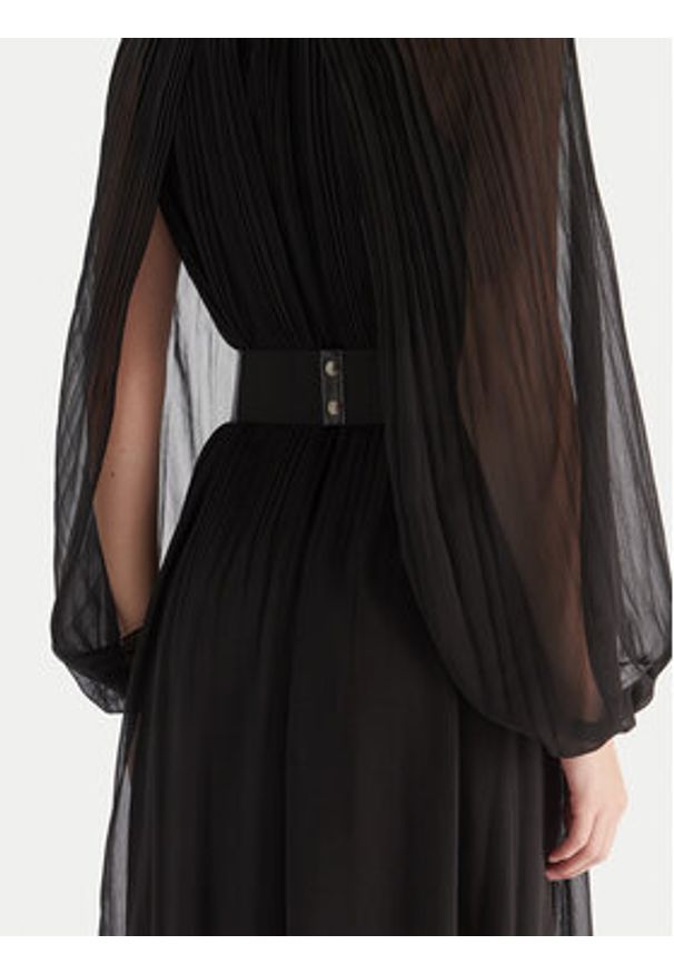 KAOS Sukienka koktajlowa RI1GX006 Czarny Regular Fit. Kolor: czarny. Materiał: syntetyk. Styl: wizytowy