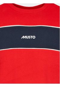 Musto Bluza 64 82457 Czerwony Regular Fit. Kolor: czerwony. Materiał: bawełna