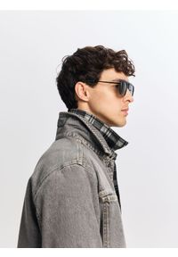 Reserved - Jeansowa koszula comfort fit - jasnoszary. Kolor: szary. Materiał: jeans #1