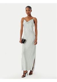 Calvin Klein Sukienka letnia LV044F011G Zielony jasny Regular Fit. Kolor: zielony. Materiał: wiskoza. Sezon: lato #3