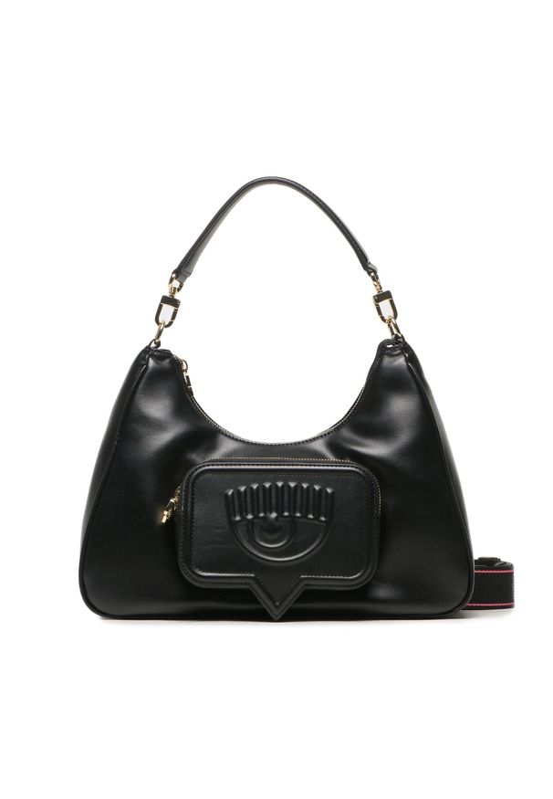 Torebka Chiara Ferragni 74SB4BF9 Black. Kolor: czarny. Materiał: skórzane