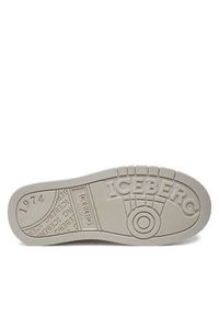 Iceberg Sneakersy Clock IU1720 Biały. Kolor: biały. Materiał: skóra #5