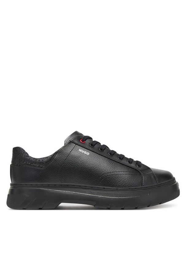 Hugo - HUGO Sneakersy Urian 50548663 Czarny. Kolor: czarny. Materiał: skóra