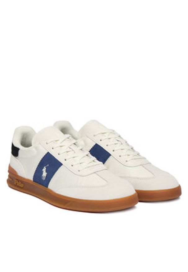 Polo Ralph Lauren Sneakersy 809P01616002 Biały. Kolor: biały. Materiał: skóra