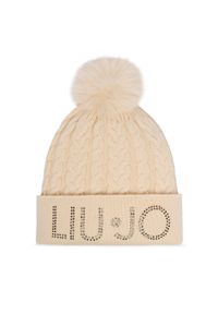 Liu Jo Czapka 2F4054 M0300 Beżowy. Kolor: beżowy. Materiał: wełna #1